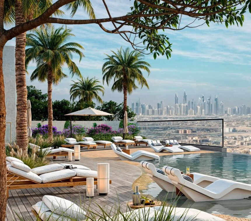 Swimming pools with stunning views of the bay