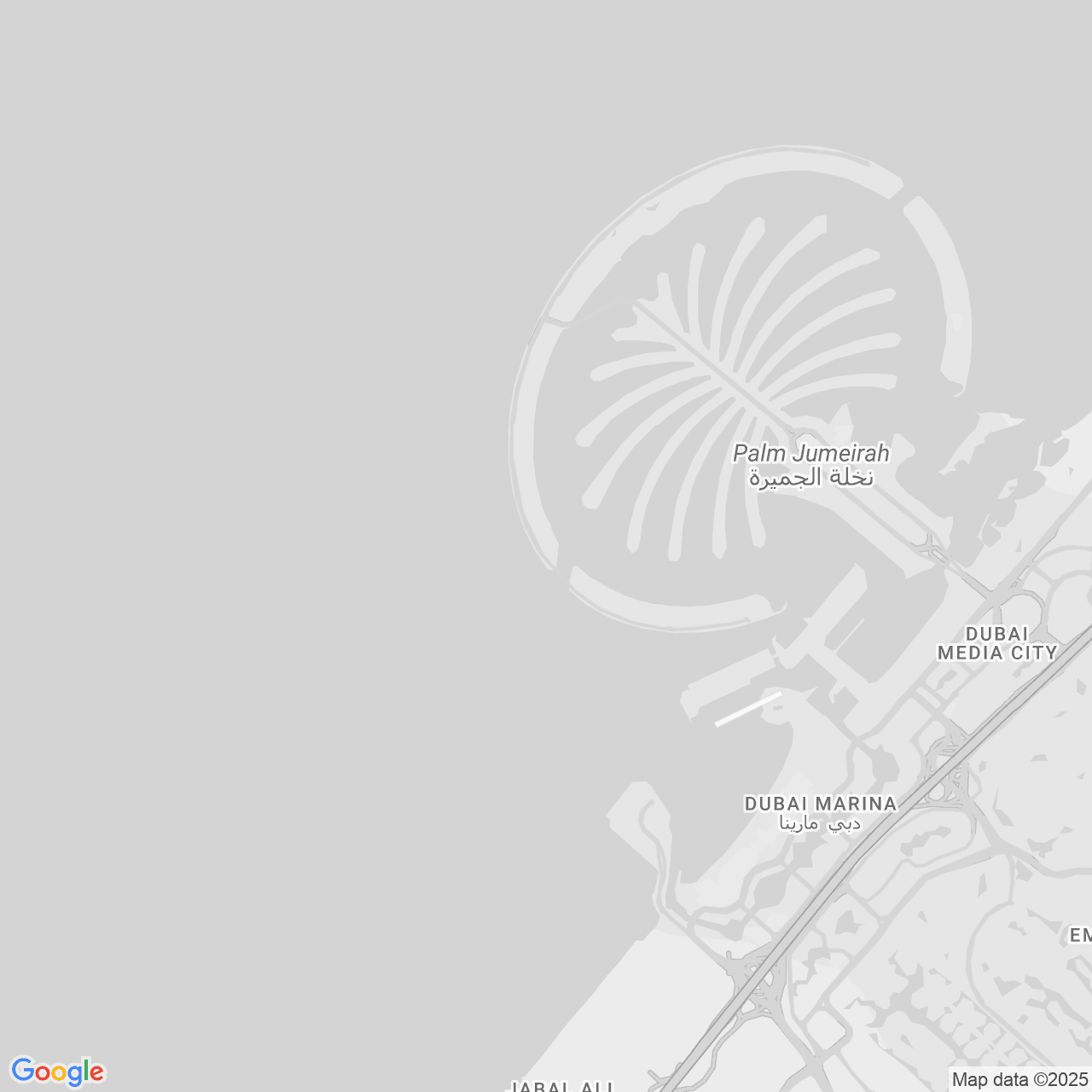 Расположение SLS Residences the Palm