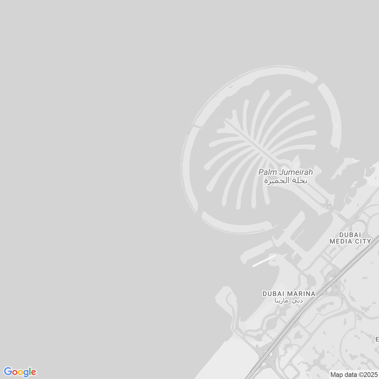 Расположение W Residences Dubai